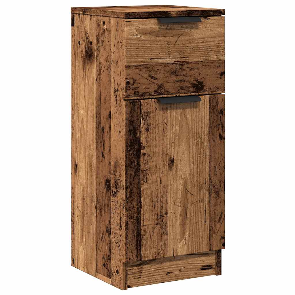 Komoda boja staro drvo 30 x 30 x 70 cm od konstruiranog drva