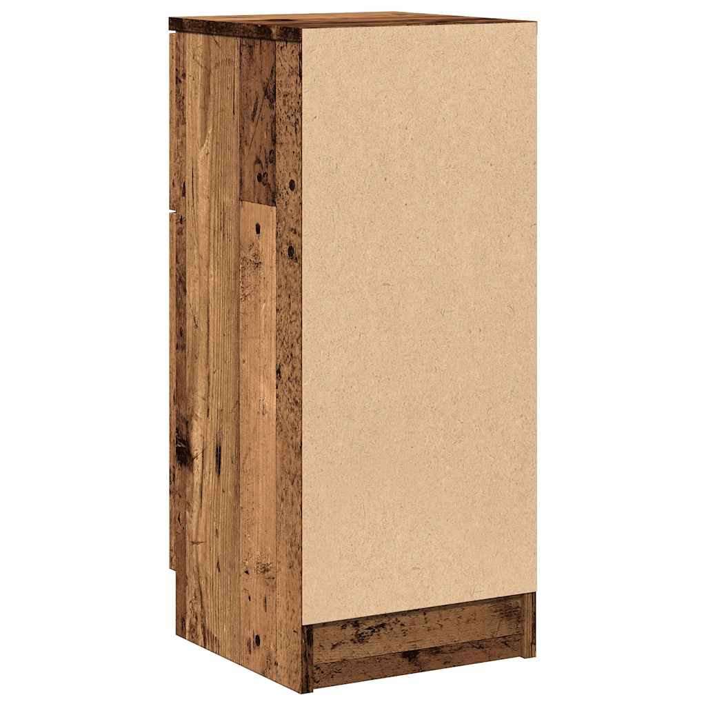 Komoda boja staro drvo 30 x 30 x 70 cm od konstruiranog drva