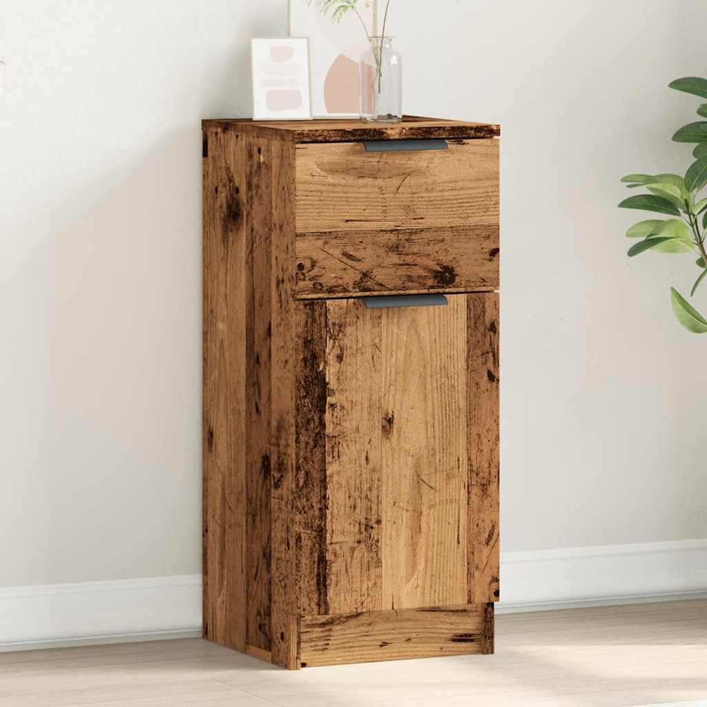 Komoda boja staro drvo 30 x 30 x 70 cm od konstruiranog drva