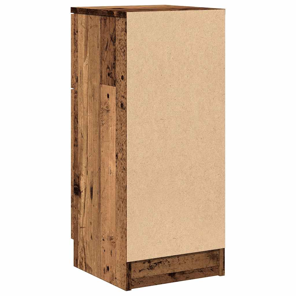 Komoda 2 kom staro drvo 30x30x70 cm konstruirano drvo