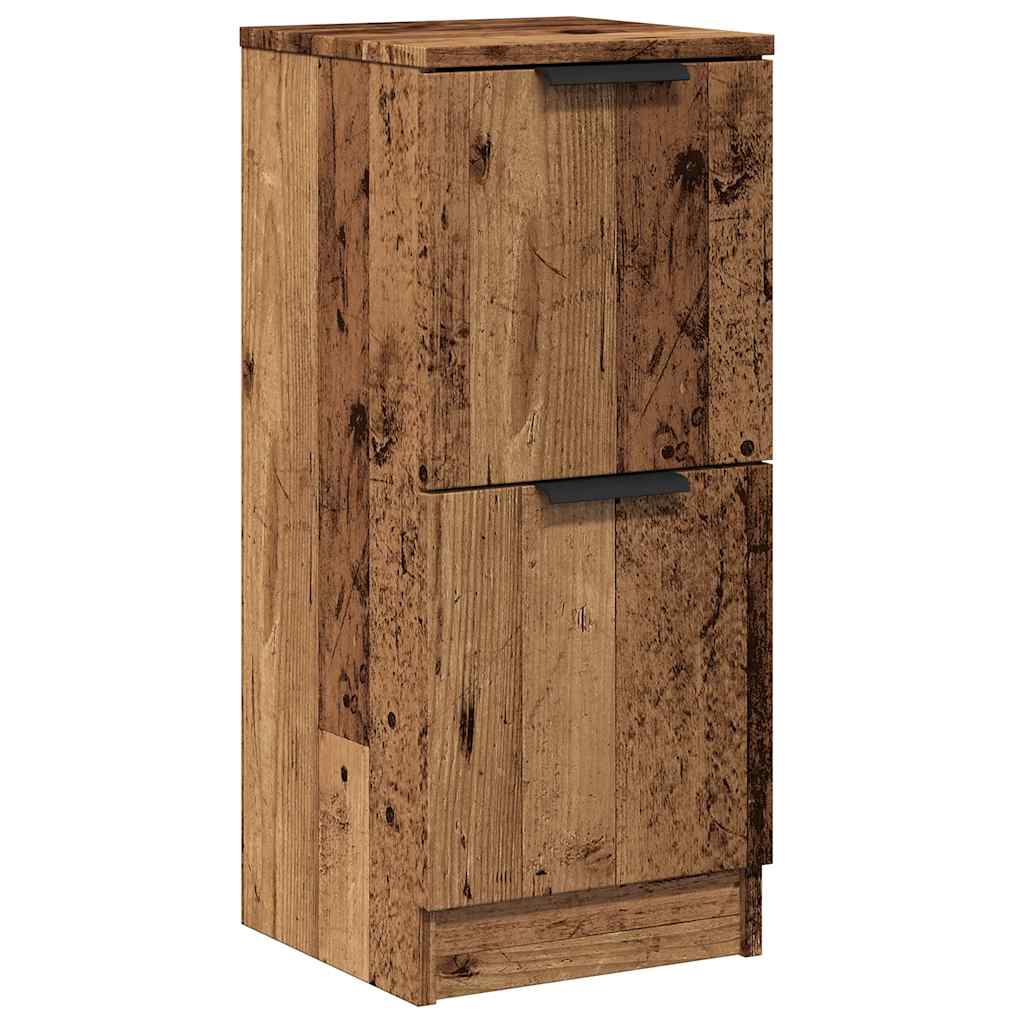 Komoda boja staro drvo 30 x 30 x 70 cm od konstruiranog drva