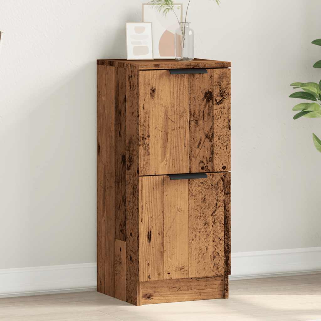 Komoda boja staro drvo 30 x 30 x 70 cm od konstruiranog drva