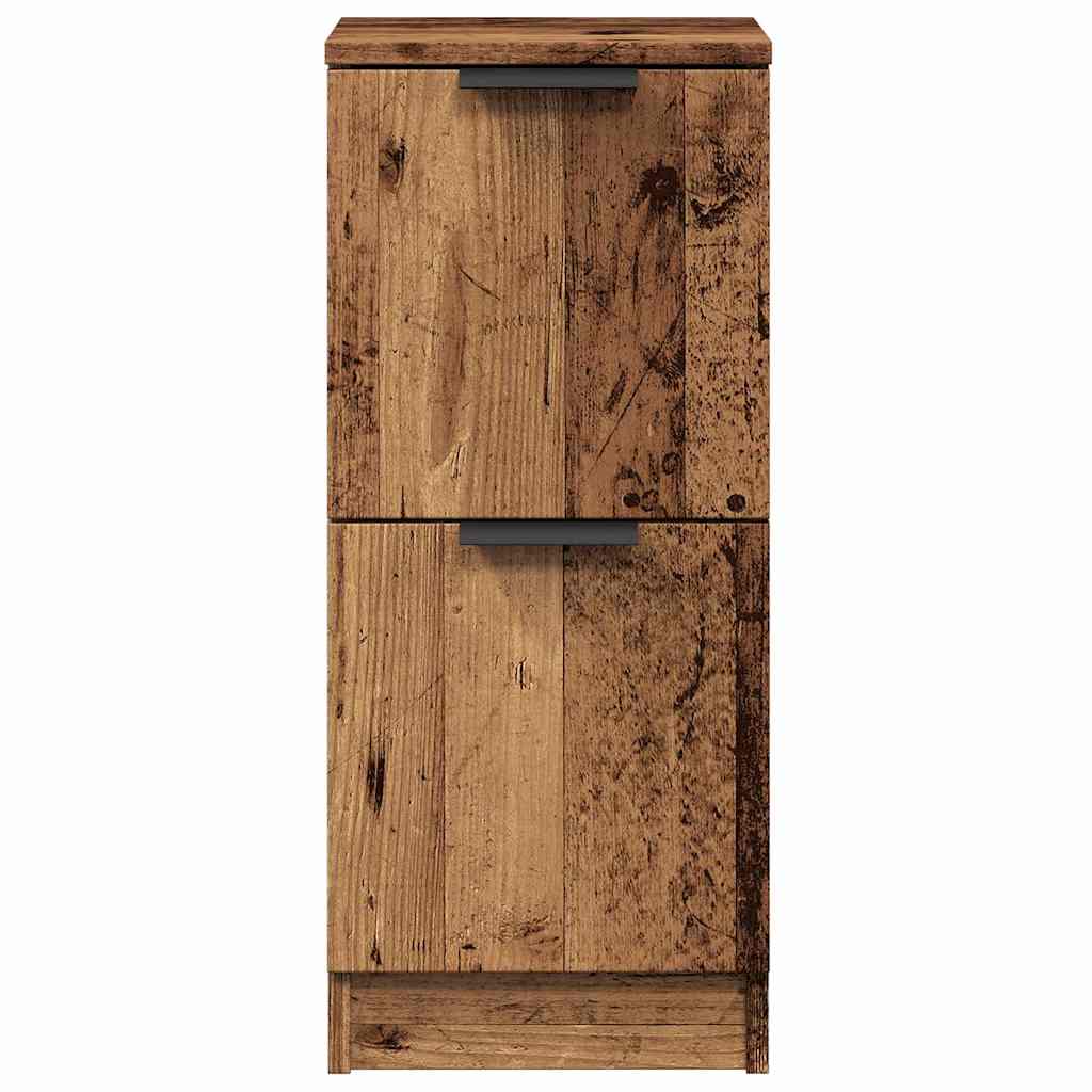 Komoda boja staro drvo 30 x 30 x 70 cm od konstruiranog drva
