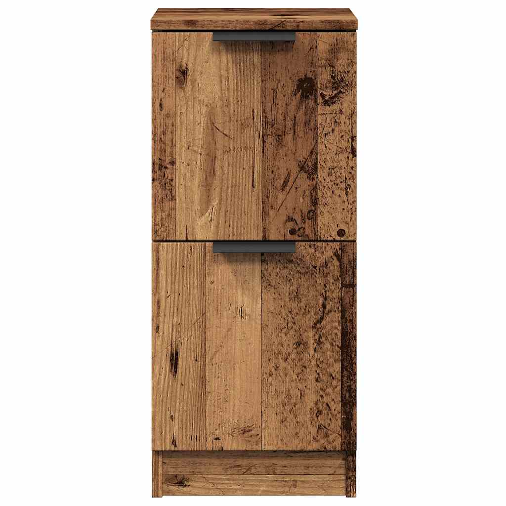 Komoda 2 kom staro drvo 30x30x70 cm konstruirano drvo