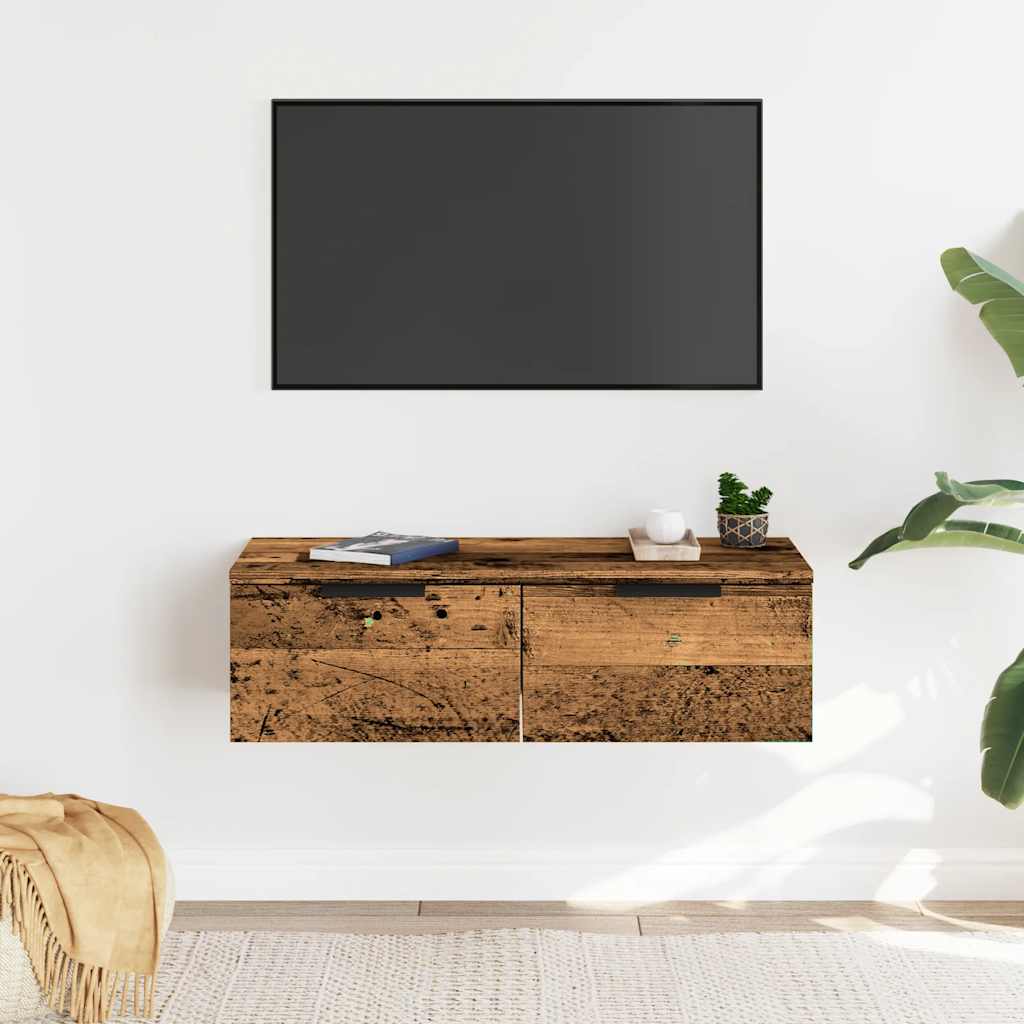 Zidni ormarić staro drvo 68x30x20 cm konstruirano drvo