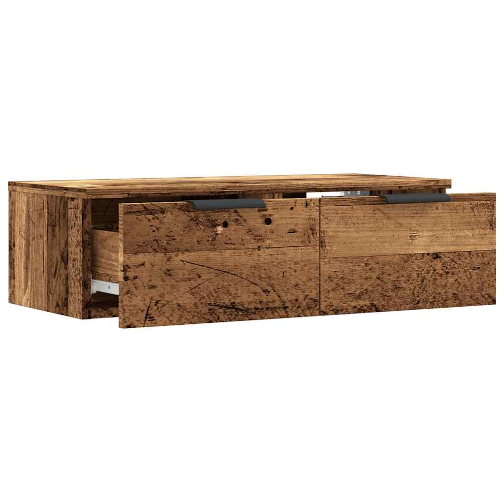 Zidni ormarić staro drvo 68x30x20 cm konstruirano drvo