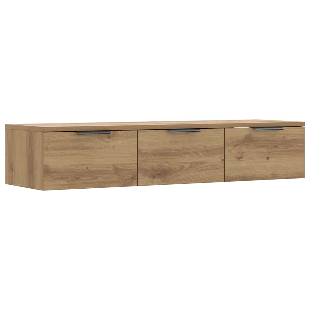Zidni ormarić Artisan hrast 102x30x20 cm izrađeno drvo