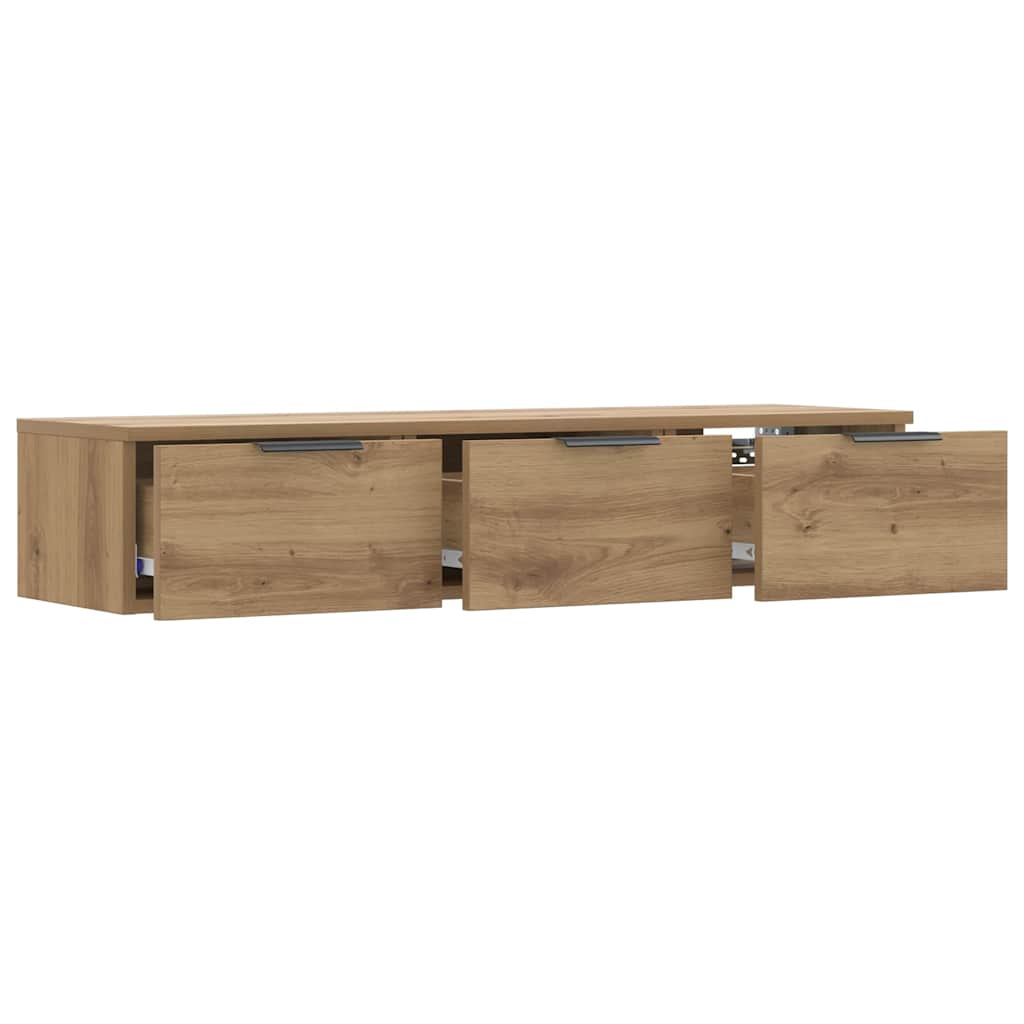 Zidni ormarić Artisan hrast 102x30x20 cm izrađeno drvo