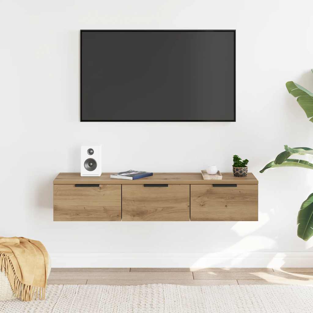 Zidni ormarić Artisan hrast 102x30x20 cm izrađeno drvo
