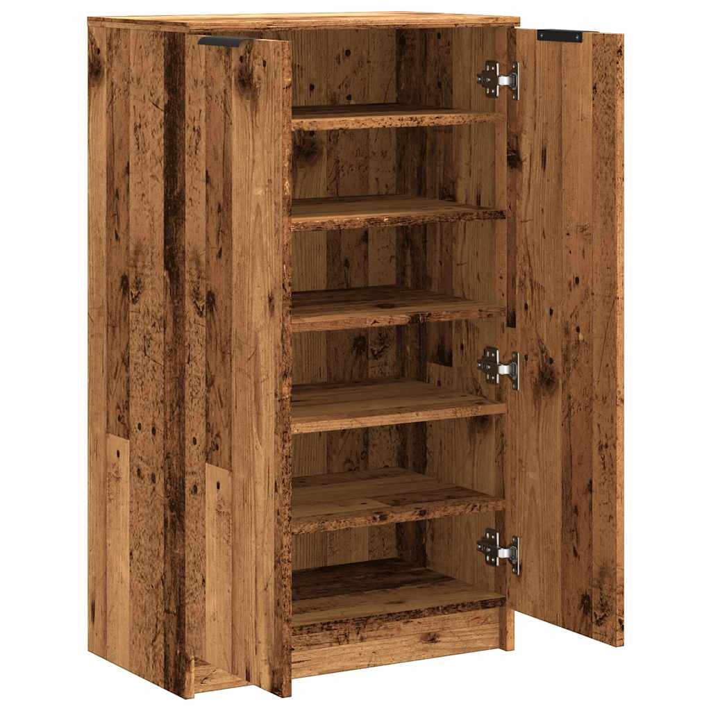 Ormarić za cipele boja drva 59x35x100,5 cm konstruirano drvo