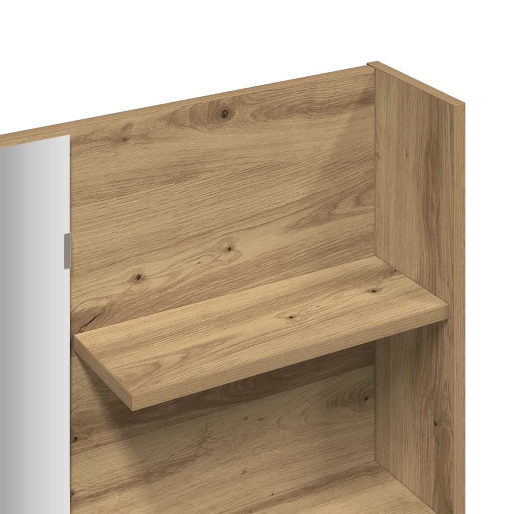 Toaletni stol s ogledalom Artisan hrast 74,5x40x141 cm