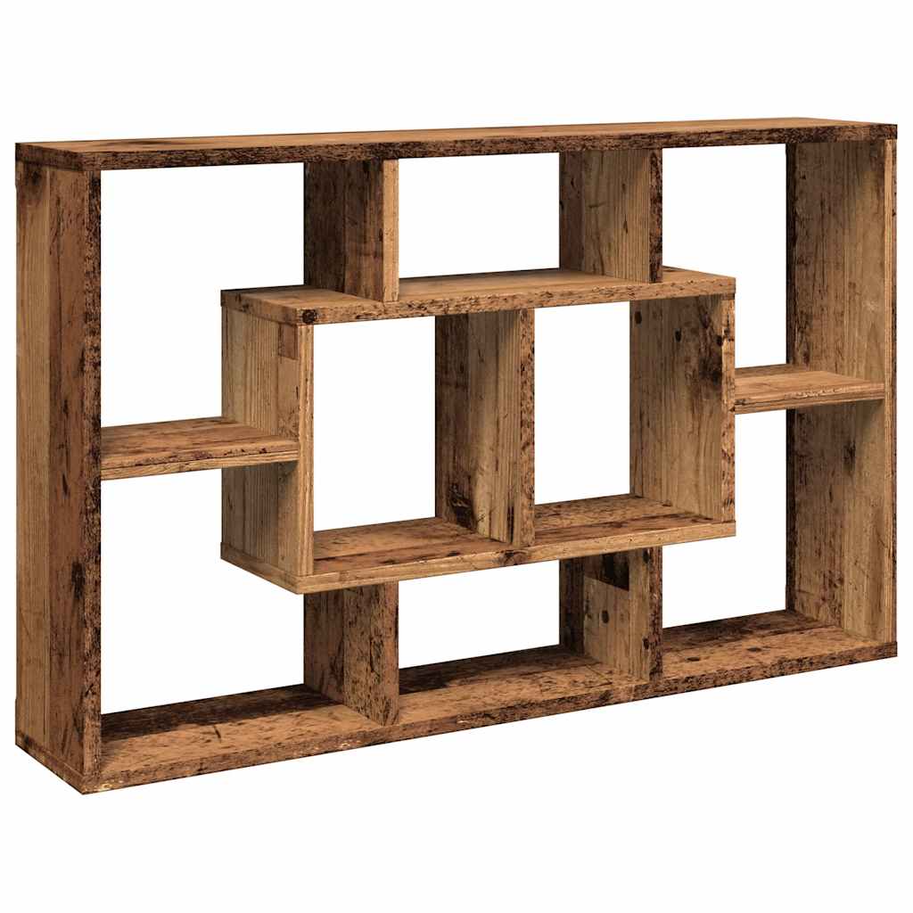 Zidna polica Staro drvo 85x16x52,5 cm Konstruirano drvo