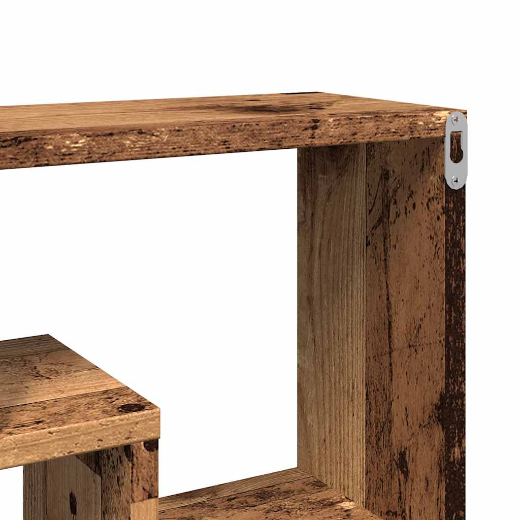 Zidna polica Staro drvo 85x16x52,5 cm Konstruirano drvo