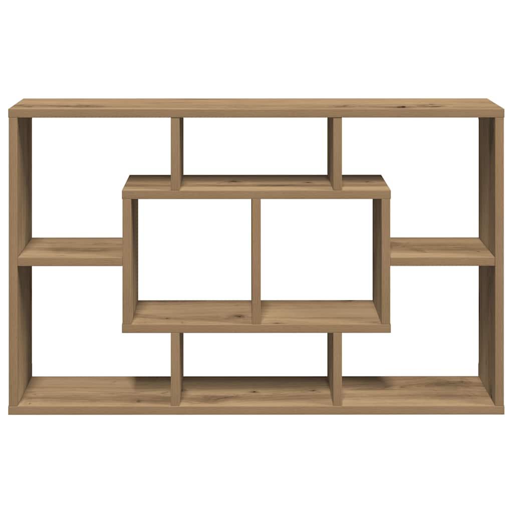 Zidna polica Artisan hrast 85x16x52,5 cm Konstruirano drvo