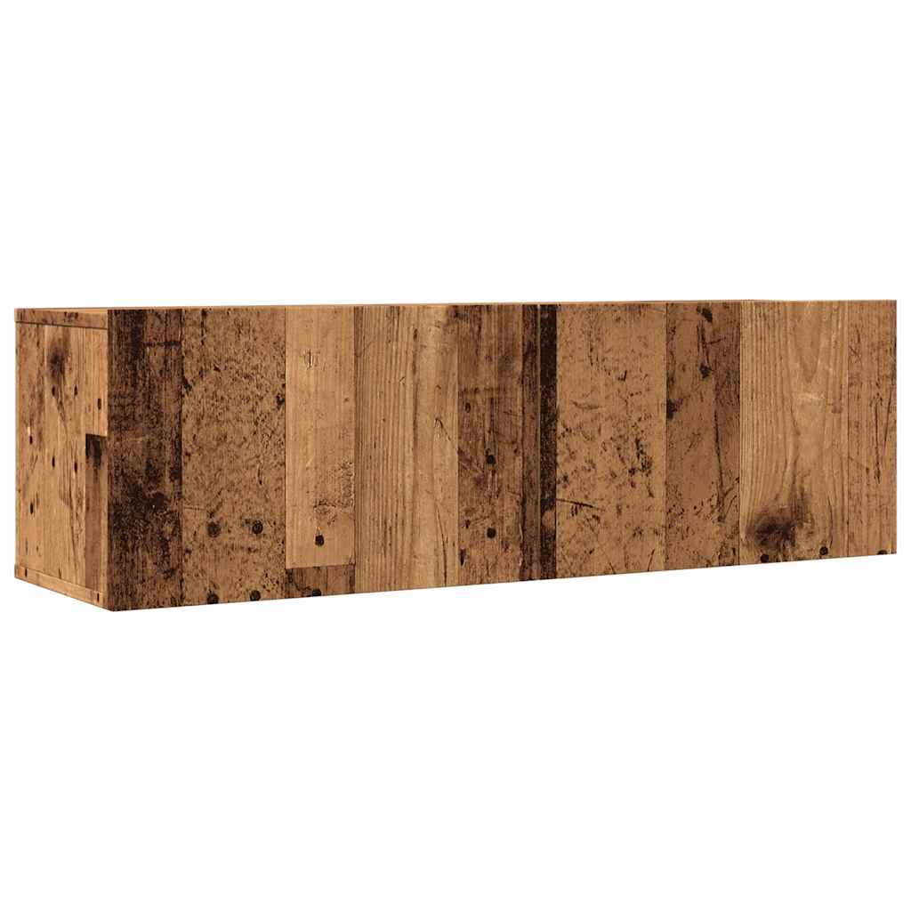 Zidni TV ormarići 2 kom boja starog drva 100 x 30 x 30 cm