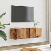 Zidni TV ormarići 2 kom boja starog drva 100 x 30 x 30 cm
