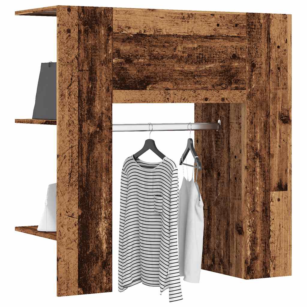 Ormar za predsoblje staro drvo 97,5x37x99 cm konstruirano drvo