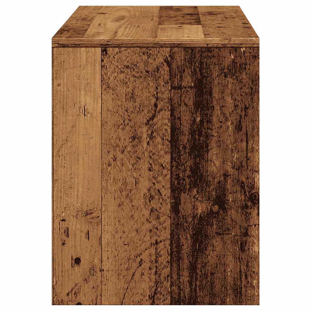 toaletni stolac staro drvo 70x35x45 cm konstruirano drvo