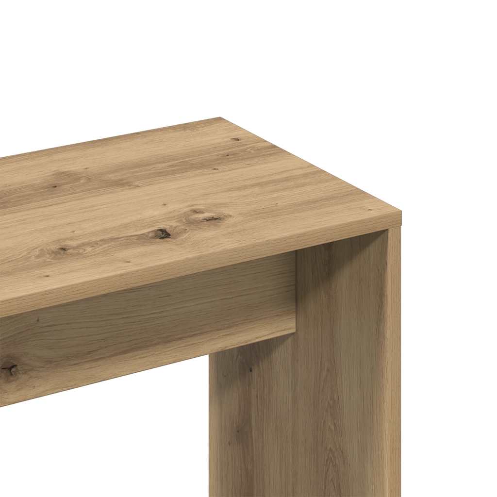 toaletni stolac Artisan hrast 70x35x45 cm izrađeno drvo