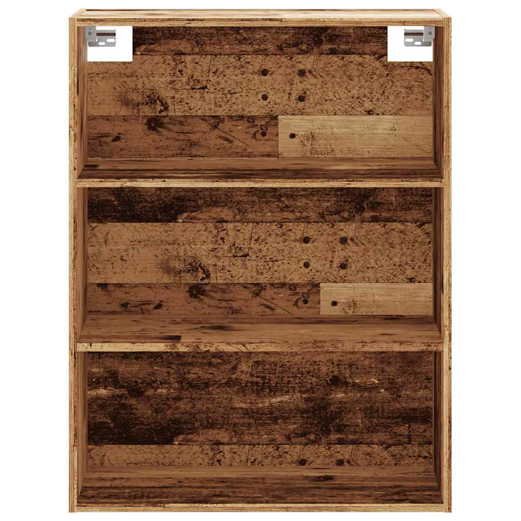 Viseći zidni ormarić staro drvo 69,5x32,5x90 cm