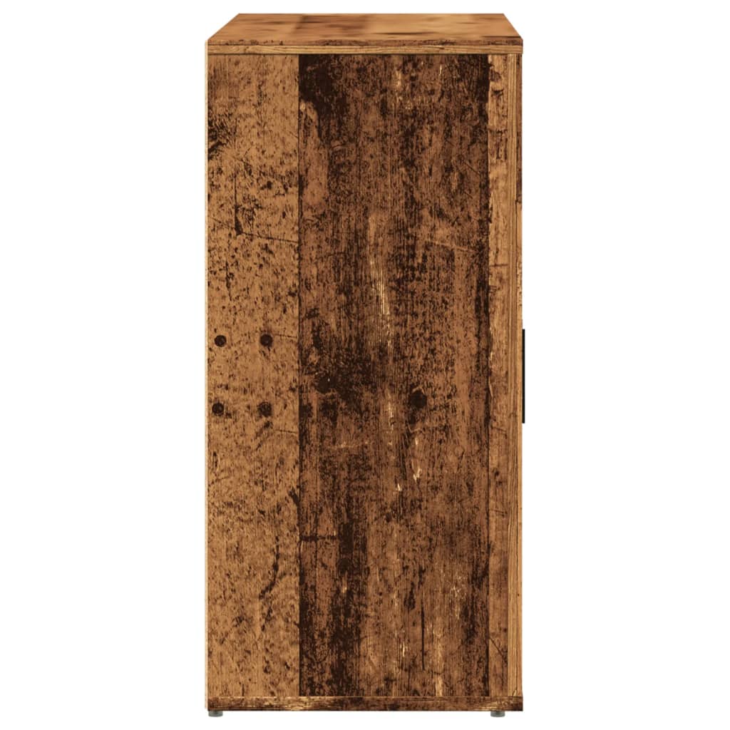 Komoda boja starog drva 80 x 33 x 70 cm od konstruiranog drva