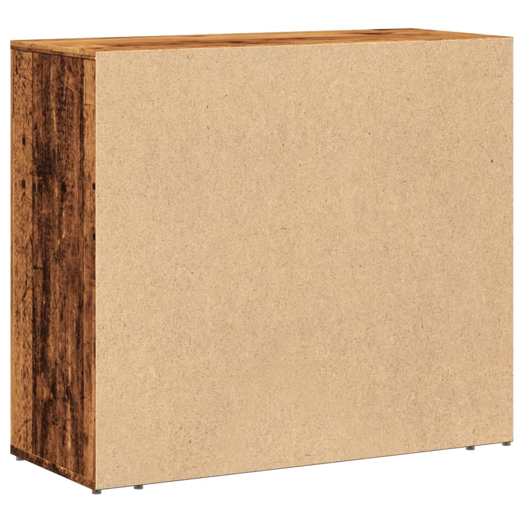 Komoda boja starog drva 80 x 33 x 70 cm od konstruiranog drva