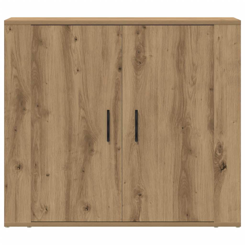 Komoda boja hrasta artisan 80 x 33 x 70 cm konstruirano drvo