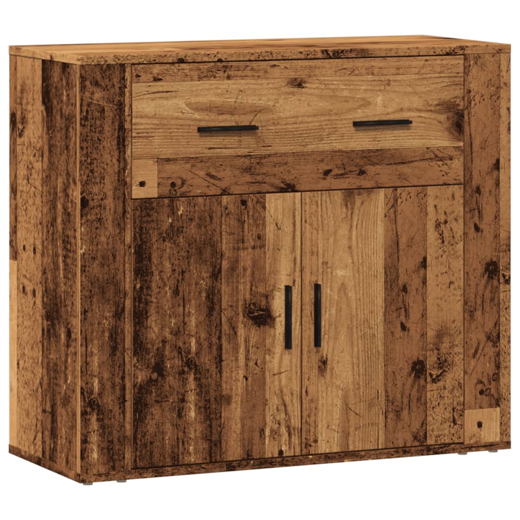 Komoda boja starog drva 80 x 33 x 70 cm od konstruiranog drva
