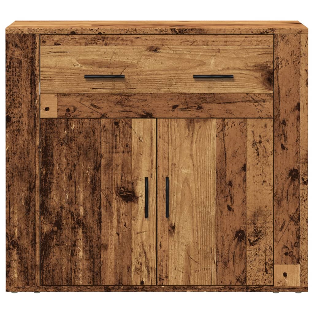 Komoda boja starog drva 80 x 33 x 70 cm od konstruiranog drva