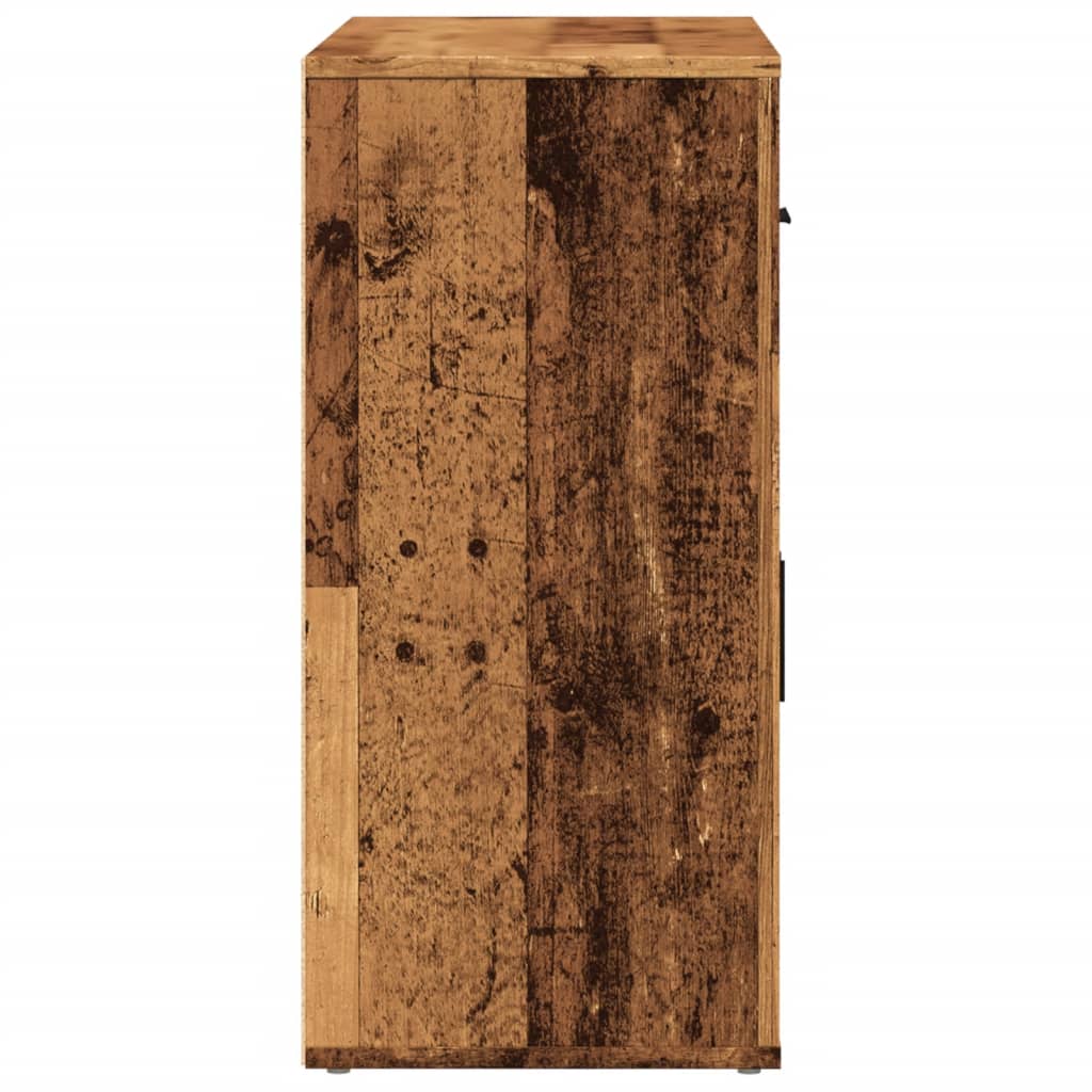 Komoda boja starog drva 80 x 33 x 70 cm od konstruiranog drva