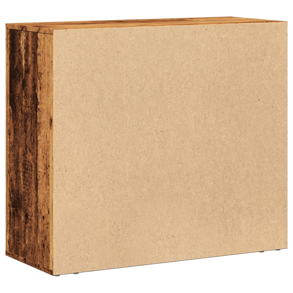 Komoda boja starog drva 80 x 33 x 70 cm od konstruiranog drva