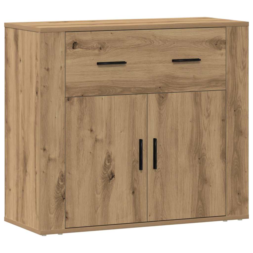 Komoda boja hrasta artisan 80 x 33 x 70 cm konstruirano drvo