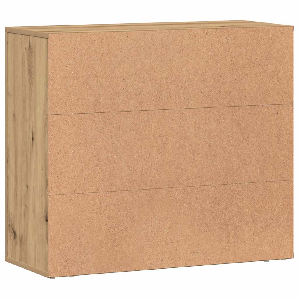 Komoda boja hrasta artisan 80 x 33 x 70 cm konstruirano drvo