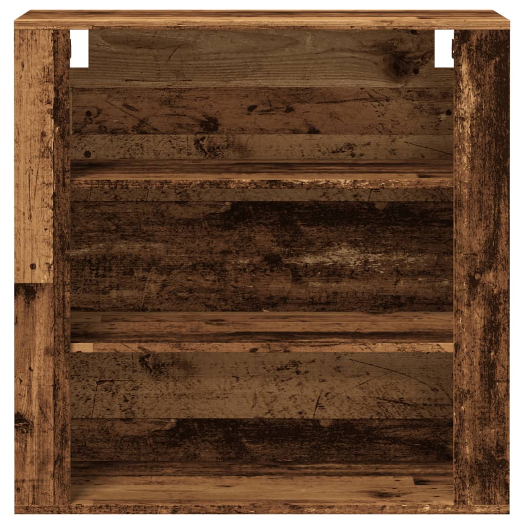 Zidni ormarić boja staro drvo 80 x 33 x 80 cm konstruirano drvo