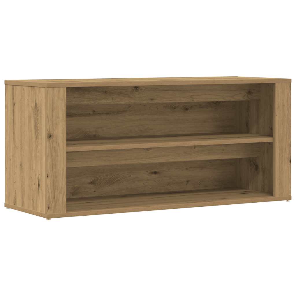Klupa za cipele boja hrasta 100x35x45 cm konstruirano drvo
