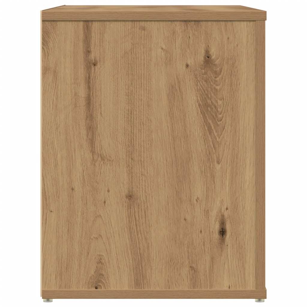 Klupa za cipele boja hrasta 100x35x45 cm konstruirano drvo