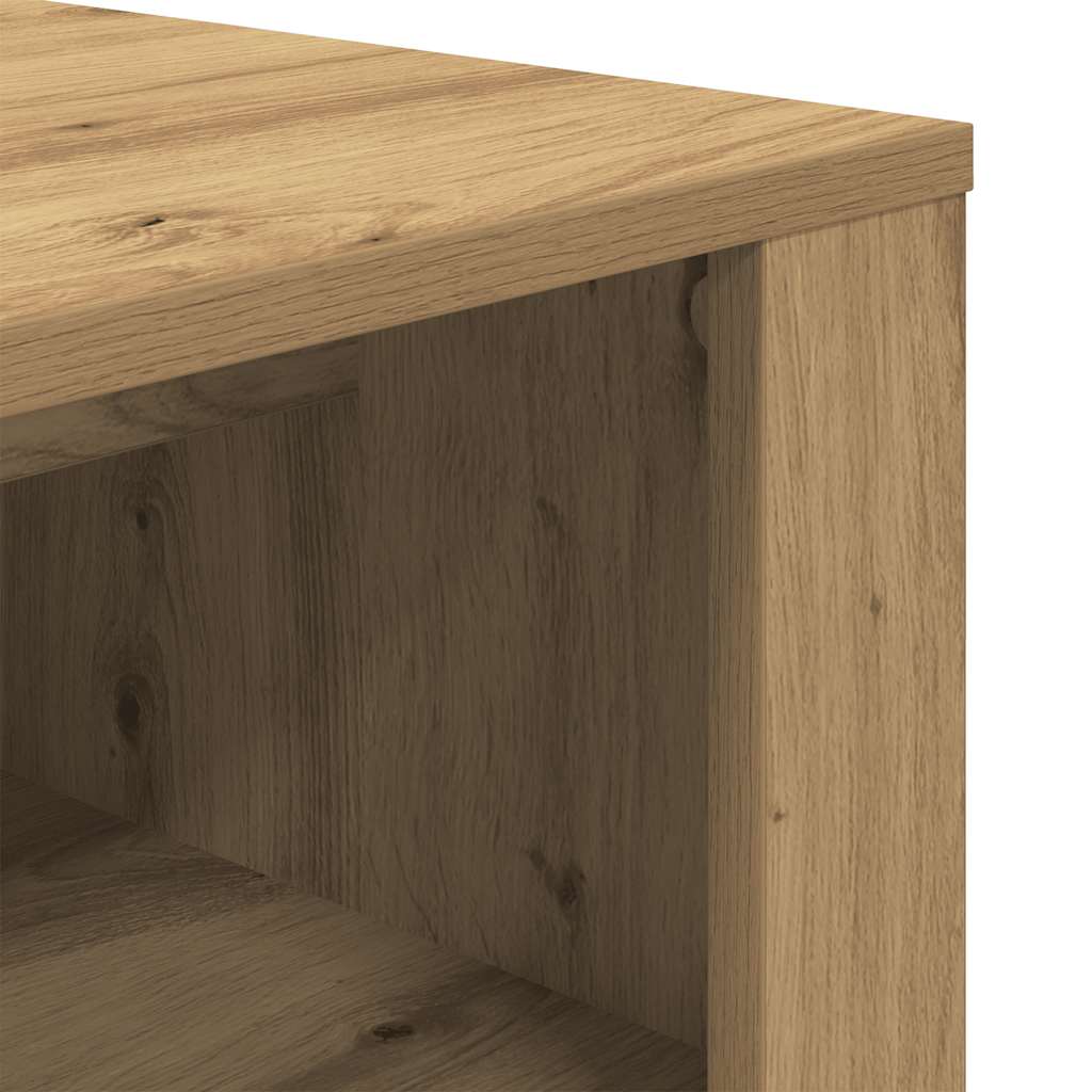 Klupa za cipele boja hrasta 100x35x45 cm konstruirano drvo