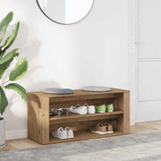 Klupa za cipele boja hrasta 100x35x45 cm konstruirano drvo
