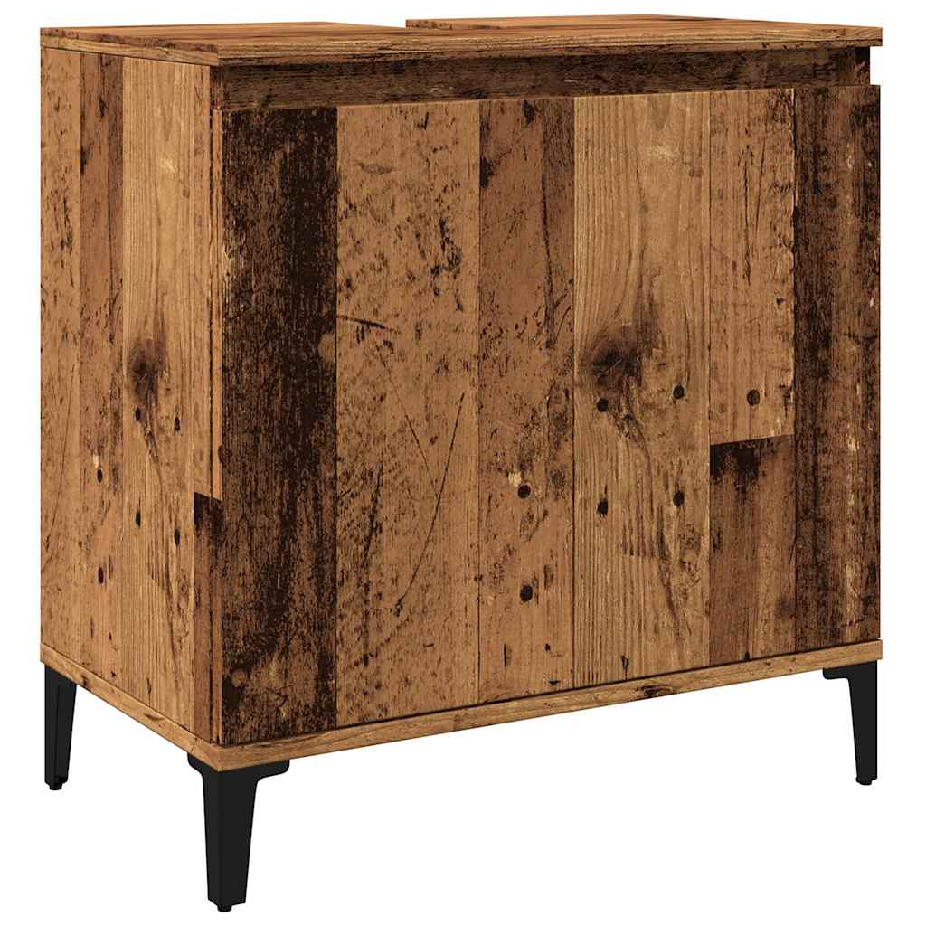 Ormarić za umivaonik boja drva 58x33x60 cm konstruirano drvo