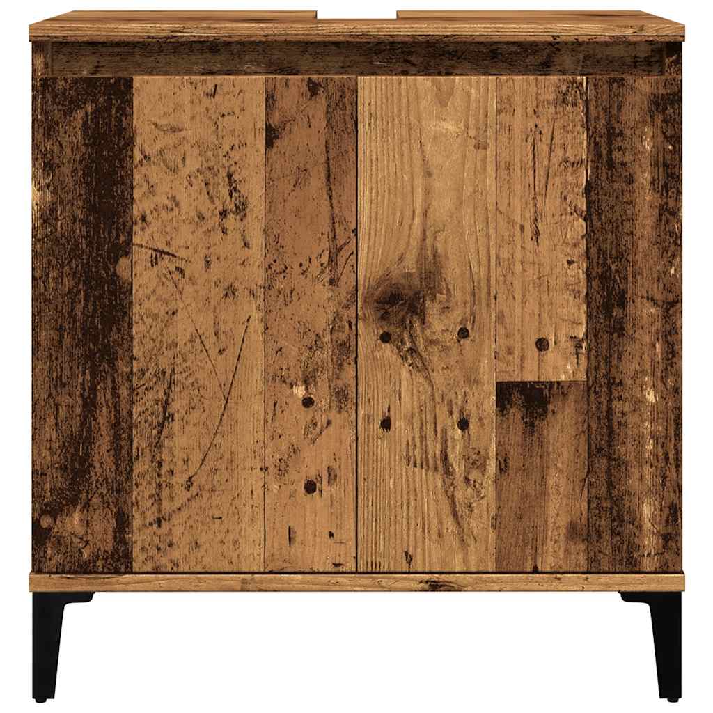 Ormarić za umivaonik boja drva 58x33x60 cm konstruirano drvo