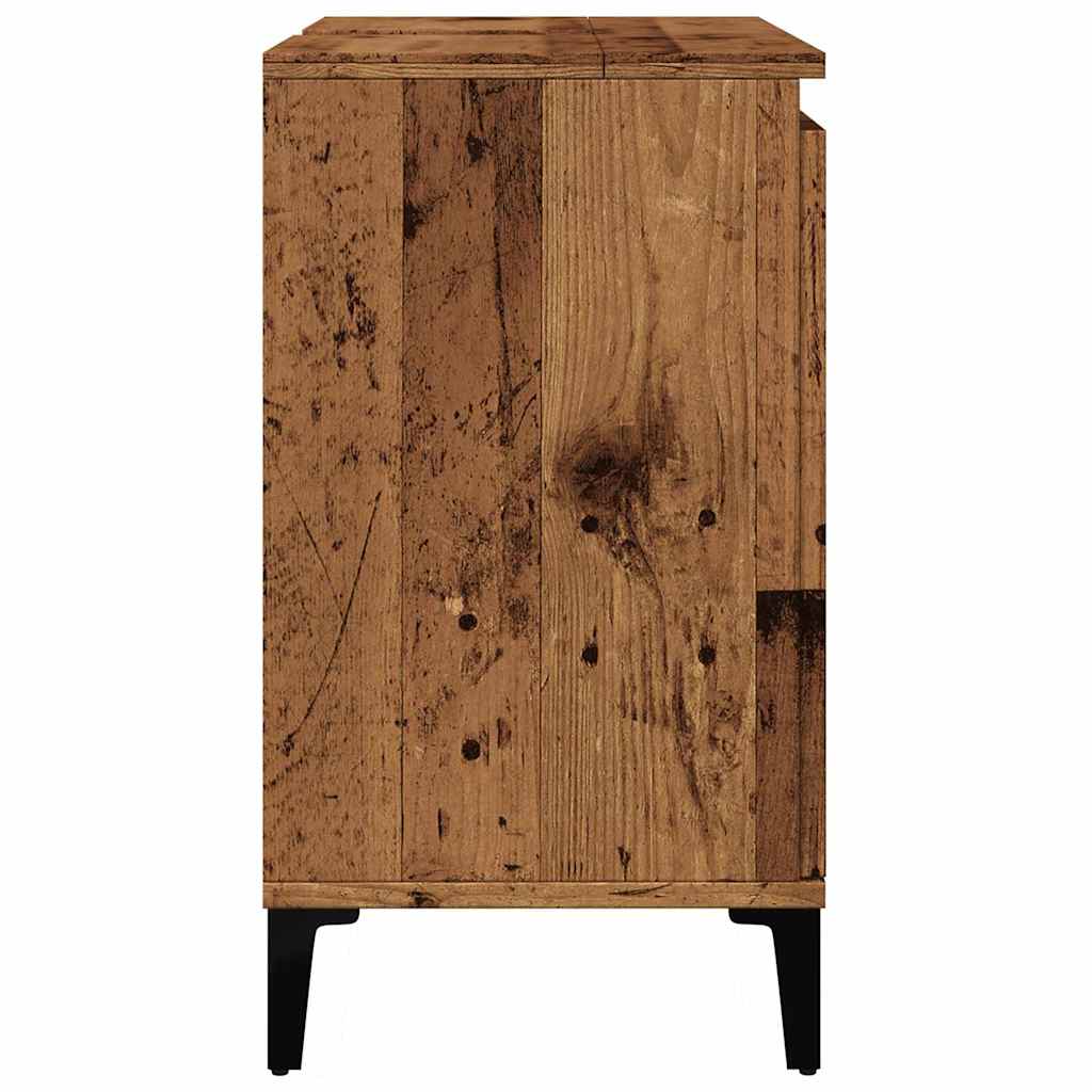 Ormarić za umivaonik boja drva 58x33x60 cm konstruirano drvo