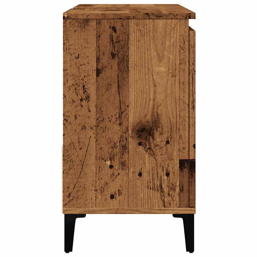 Ormarić za umivaonik boja drva 65x33x60 cm konstruirano drvo