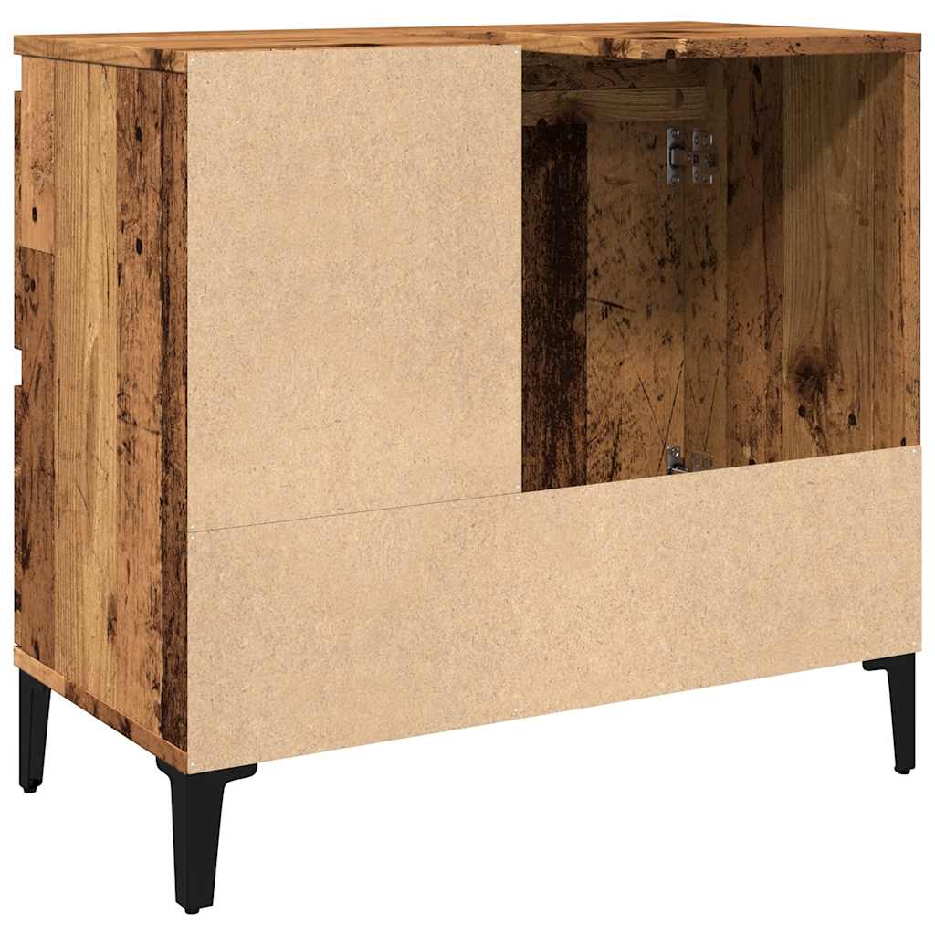 Ormarić za umivaonik boja drva 65x33x60 cm konstruirano drvo