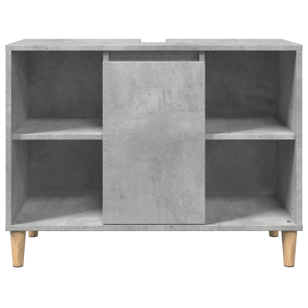 Kupaonski ormarić boja betona 80x33x60 cm od konstruiranog drva