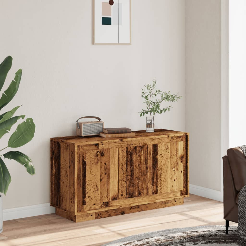 Komoda boja starog drva 102x35x55 cm od konstruiranog drva