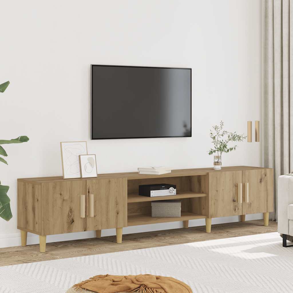 TV ormarić boja hrasta artisan 180x31,5x40 cm konstruirano drvo