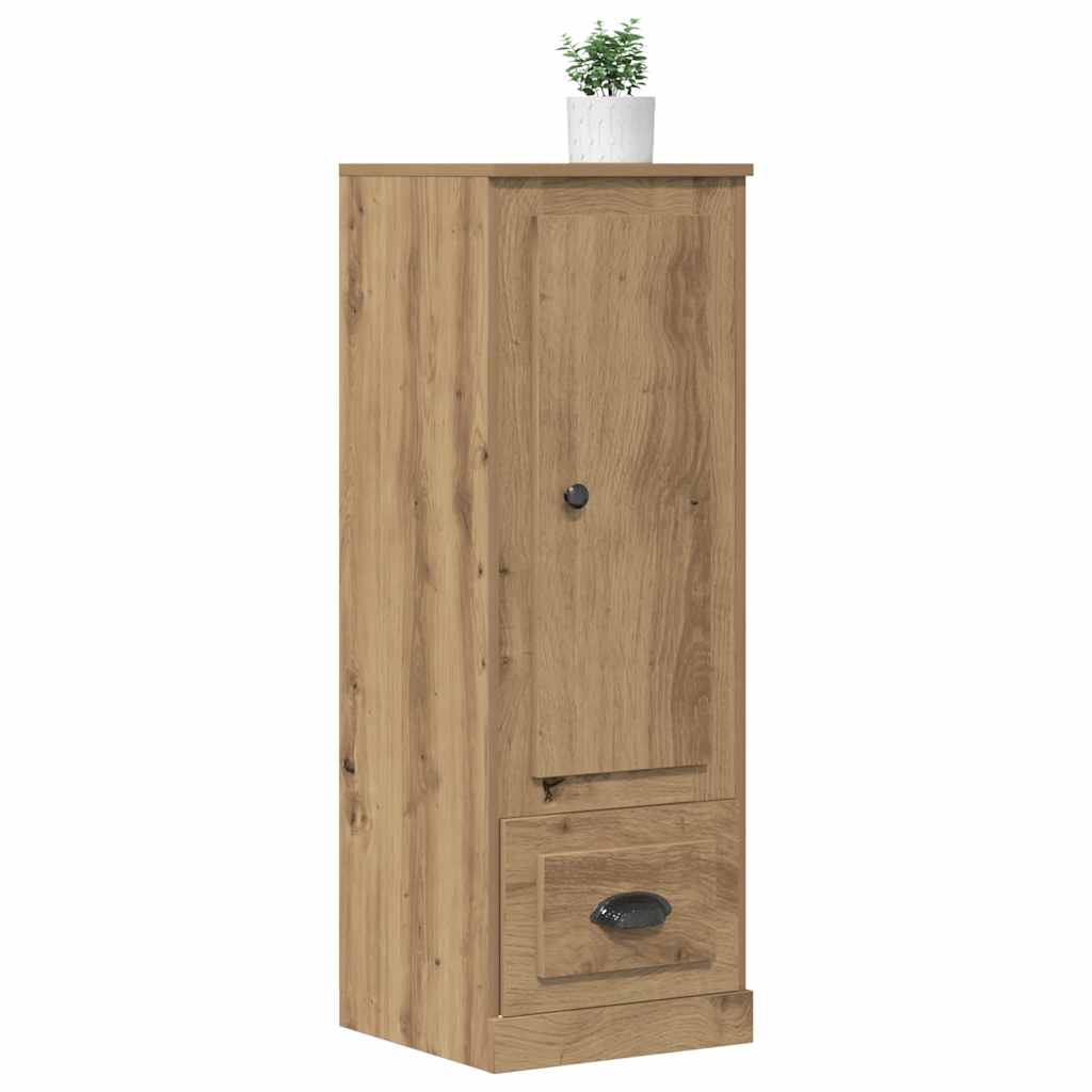 Visoka komoda boja hrasta 36x35,5x103,5 cm konstruiranog drva
