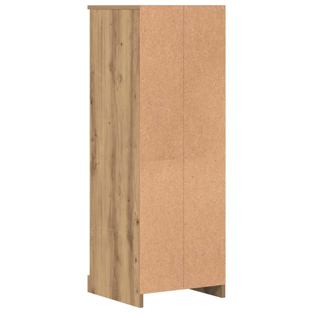 Visoka komoda boja hrasta 36x35,5x103,5 cm konstruiranog drva