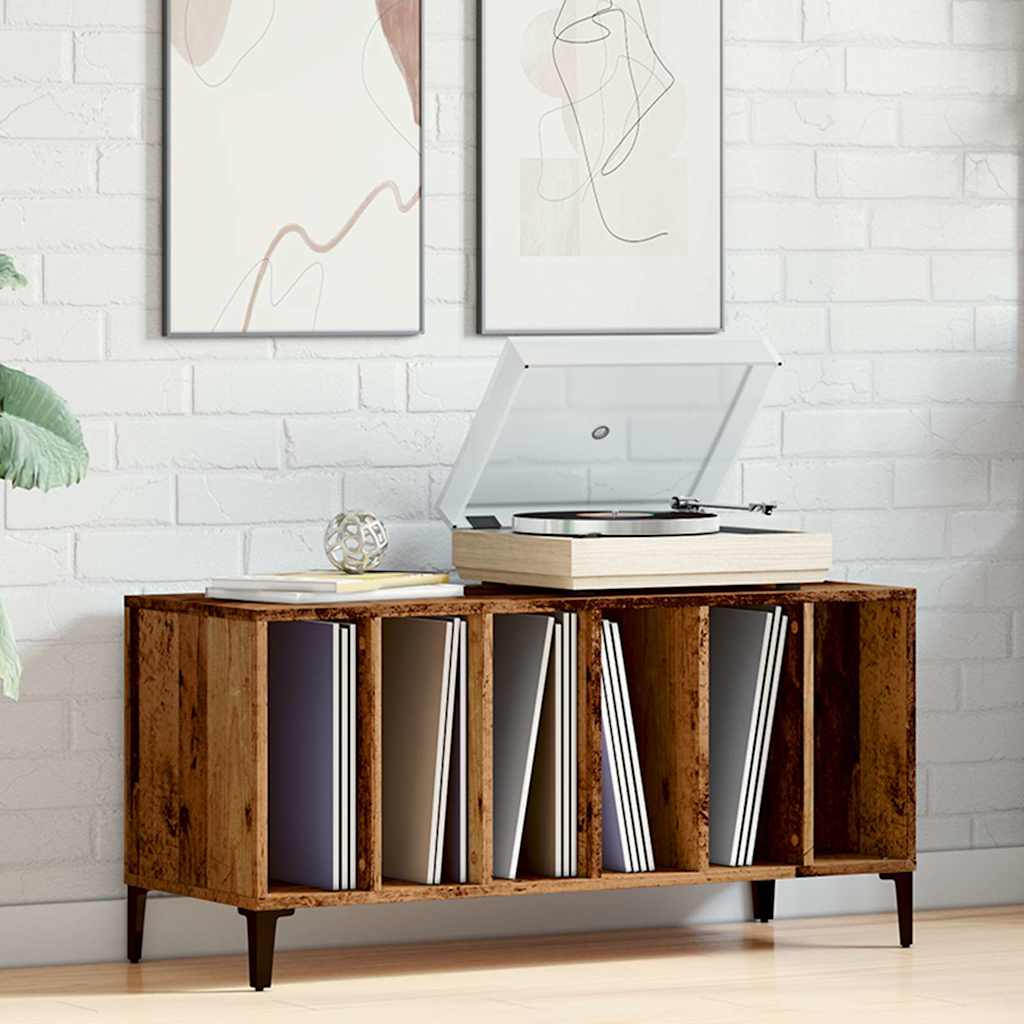 Ormarić za gramofone staro drvo 100x38x48 cm konstruirano drvo