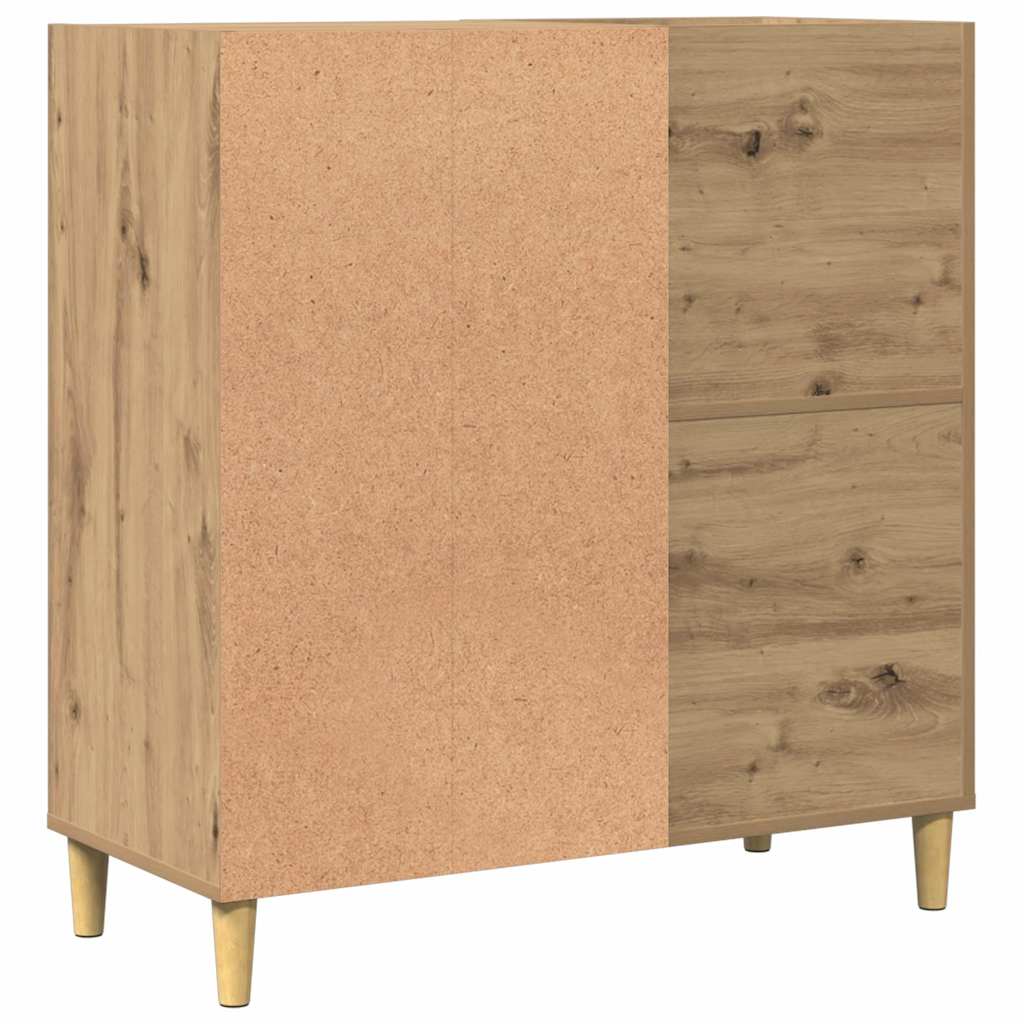 Ormarić za ploče Artisan hrast 84,5x38x89 cm izrađeno drvo